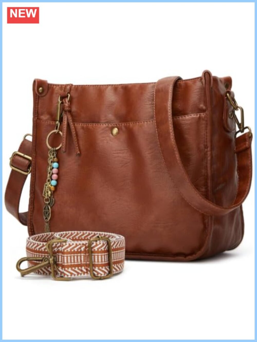 Crossbody Bags for Women Vegan Leather Shoulder Handbags Tote Hobo Satchel Purse